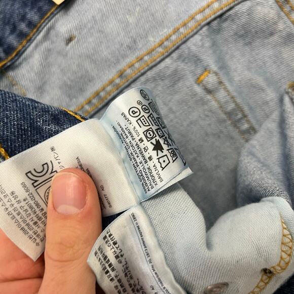 505 Levi Strauss & Co. Blue Mens 46x34 Regular Fit Denim Jeans New with Tag - Picture 11 of 12